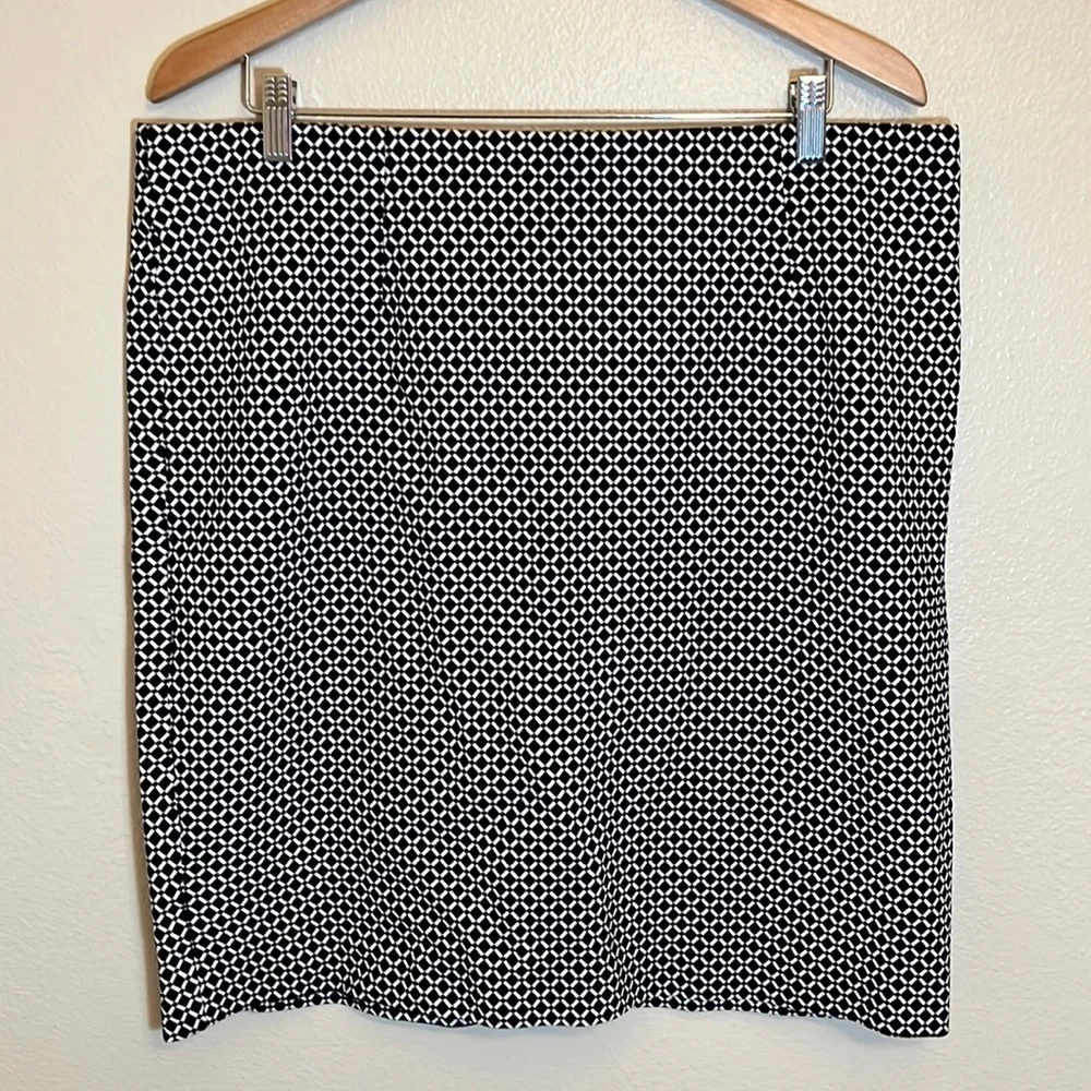 J. Jill Ponte Office Skirt Plus Size XL Tall